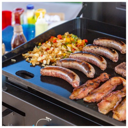 Pit Boss Portable Gas Ultimate Plancha:  3 Burner with Cart (30mb, with Manifold kit)