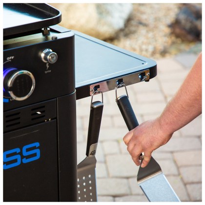 Pit Boss Portable Gas Ultimate Plancha 5 Burner with Cart 30mb with Manifold kit