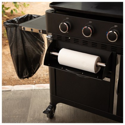 Pit Boss Portable Gas Ultimate Plancha 5 Burner with Cart 30mb with Manifold kit