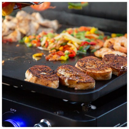 Pit Boss Portable Gas Ultimate Plancha 5 Burner with Cart 30mb with Manifold kit