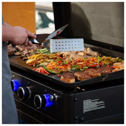 Pit Boss Portable Gas Ultimate Plancha 5 Burner with Cart 30mb with Manifold kit