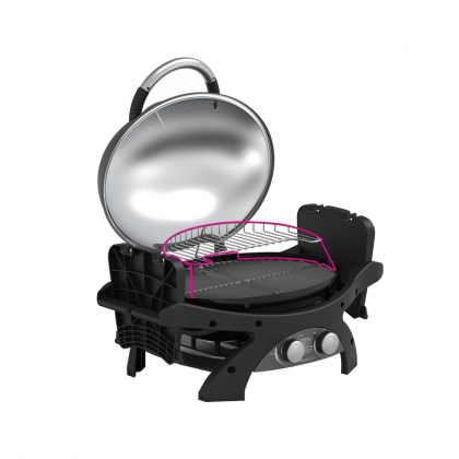 Pit Boss 2 Burner Portable Gas Grill - Warming Rack