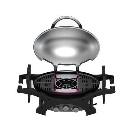 Pit Boss 3 Burner Portable Gas Grill - Center Trivet