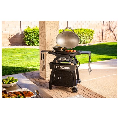 Pit Boss Deluxe Cart - 2 Burner Portable Gas Grill