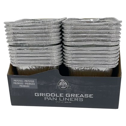 Pit Boss Foil Tray Liner- Ultimate Plancha 2,3,4 Burner (6 Pack)