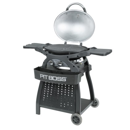 Pit Boss Portable Gas Grill Sportsman 2 Grey with Cart Promotion