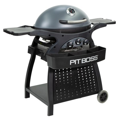 Pit Boss Portable Gas Grill Sportsman 3 Grey with Cart Promotion