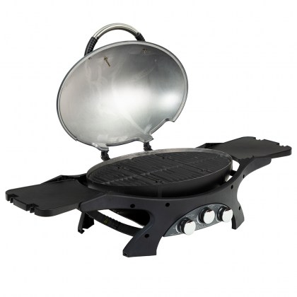 Pit Boss Portable Gas Grill Sportsman 3 Grey  (30mb, w/ manifold kit)