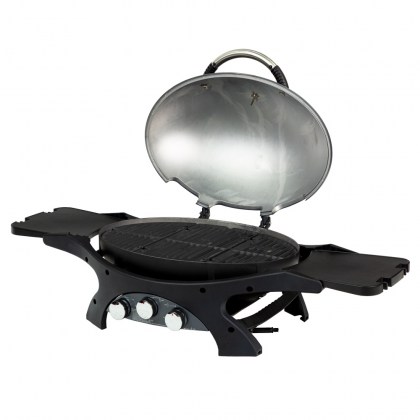 Pit Boss Portable Gas Grill Sportsman 3 Grey  (30mb, w/ manifold kit)