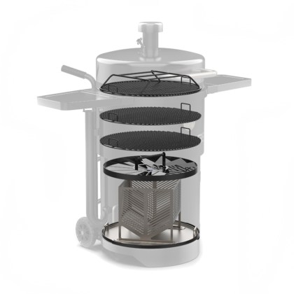 Pit Boss Portable Charcoal Grill Champion Charcoal Barrel Smoker