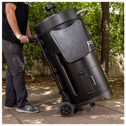 Pit Boss Portable Charcoal Grill Champion Charcoal Barrel Smoker