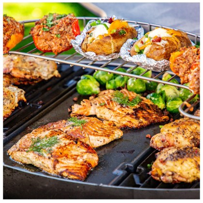 Pit Boss 3 Burner Portable Gas Grill - Warming Rack